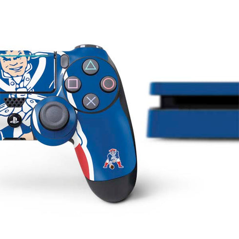 NFL New England Patriots Retro Logo PS4 Slim Bundle Skin